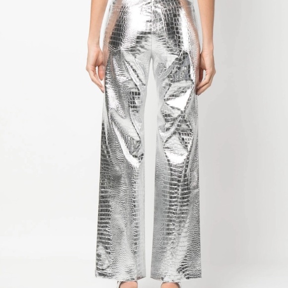 New rotate birger christensen croc silver pants! - Picture 4 of 4
